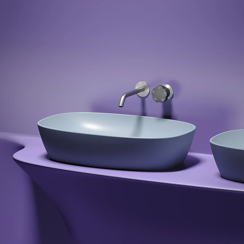 Раковина-чаша Ceramicanova Element 60 CN6049MHL Серо-голубая матовая