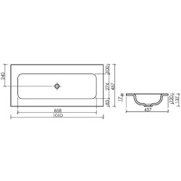 Раковина Ceramicanova Grace 100 CN7013wx Белая