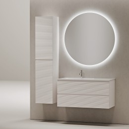 Тумба под раковину Sancos Folk 100 L FL100LW подвесная Bianco