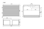 Тумба под раковину Sancos Folk Floor 120 FL120FW цвет Bianco