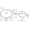 Раковина Ceramicanova Element 57 CN6044 Белая