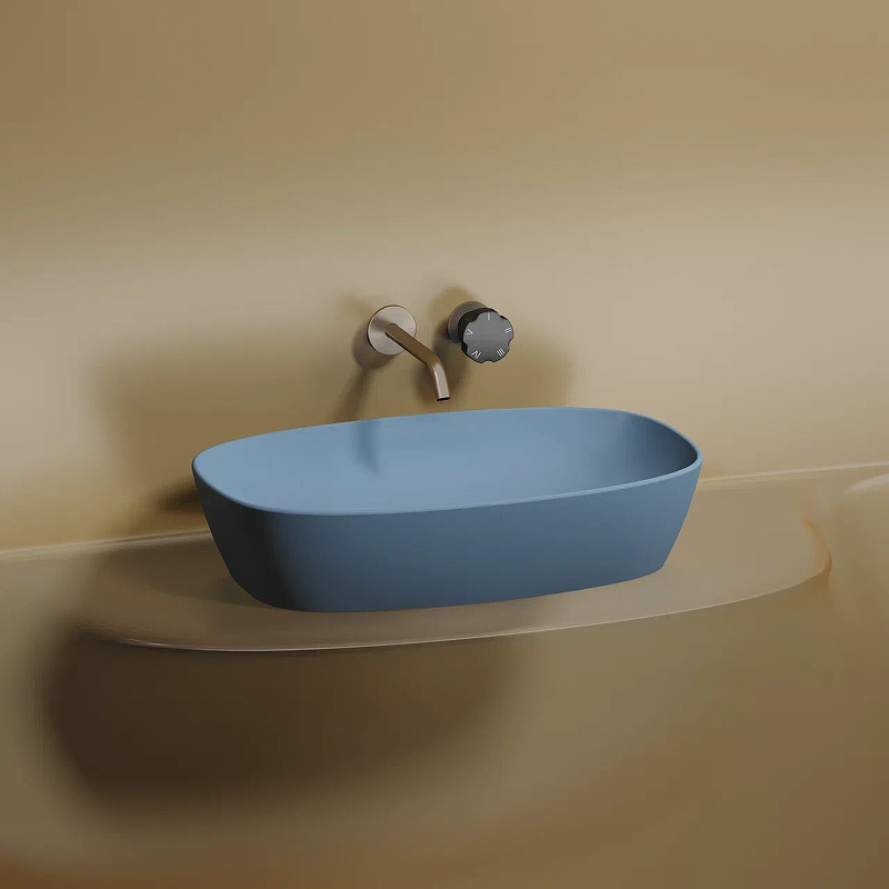 Раковина-чаша Ceramicanova Element 60 CN6049ML Голубая матовая