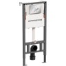 Инсталляция Ceramicanova Balance CN121001CH для унитаза с клавишей смыва Хром глянцевый