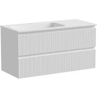 Тумба под раковину Sancos Snob R 100 L SNR100LW подвесная Bianco