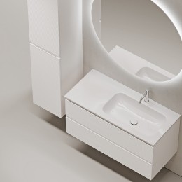 Тумба под раковину Sancos Folk 100 R FL100RW подвесная Bianco