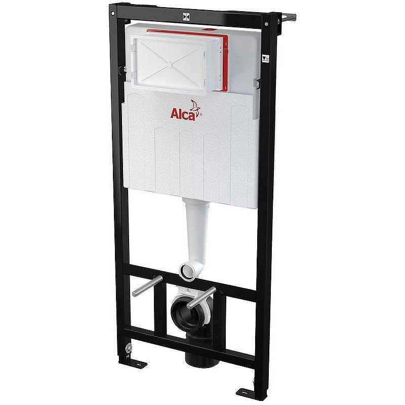 Комплект унитаза Ceramicanova Union CN4009T с инсталляцией Alcaplast Sadromodul AM101/1120-3:1 RU M71-0001 с сиденьем Микролифт и клавишей смыва Хром