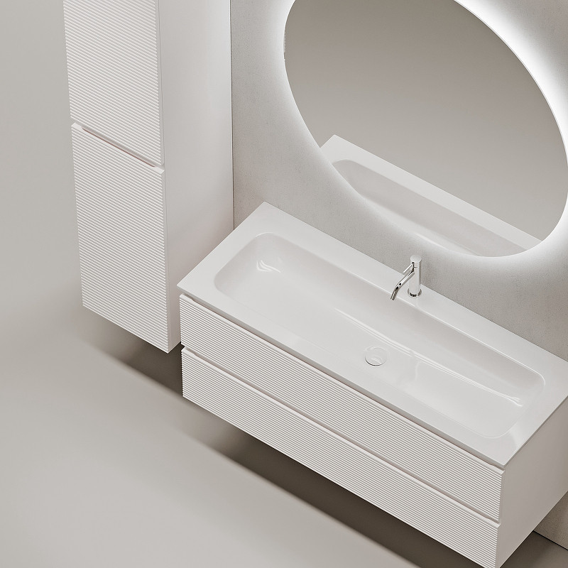 Тумба под раковину Sancos Folk 120 FL120W подвесная Bianco