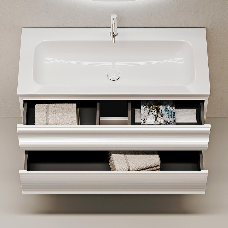 Тумба под раковину Sancos Folk 120 FL120W подвесная Bianco