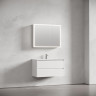 Зеркальный шкаф Sancos Evoke 90 SC8090 с подсветкой цвет Серый