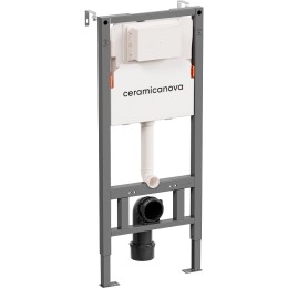 Инсталляция Ceramicanova Balance CN121002CH для унитаза с клавишей смыва Хром глянцевый