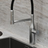 Смеситель для кухни Sancos Pride SC4011BNG Нержавеющая сталь Черный