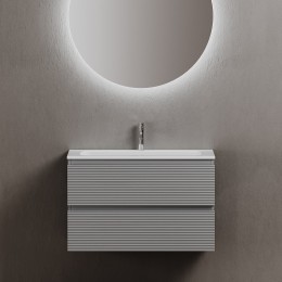 Тумба под раковину Sancos Folk 80 FL80ES подвесная Ergraut soft