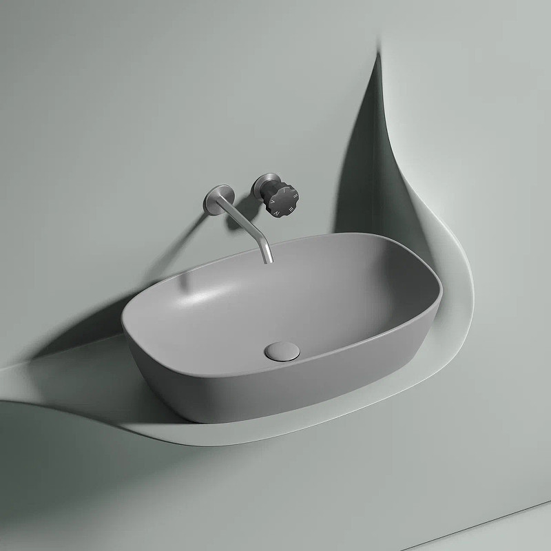 Раковина-чаша Ceramicanova Element 60 CN6049MSG Серая матовая