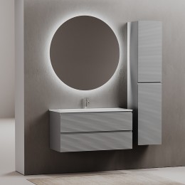 Тумба под раковину Sancos Folk 100 FL100ES подвесная Ergraut soft