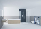 Комплект унитаза Ceramicanova Vogue CN4008T с инсталляцией Grohe Rapid SL 38775001 с сиденьем Микролифт и клавишей смыва Хром