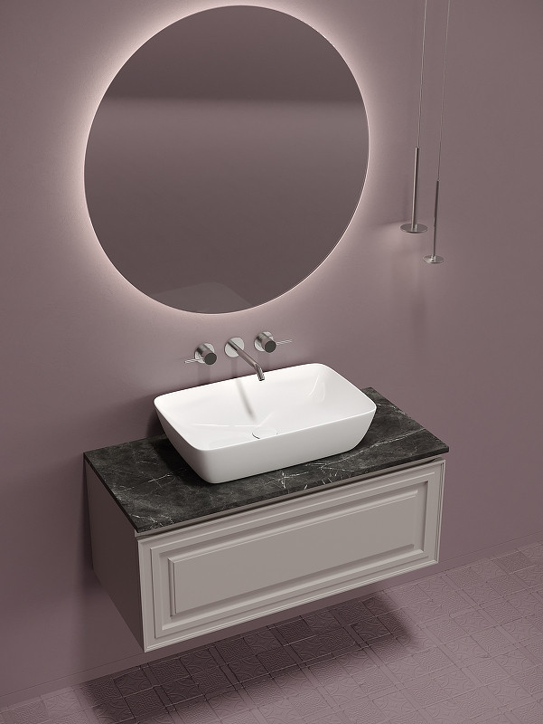 Тумба под раковину Sancos Very 100 VR100SM подвесная Doha Soft
