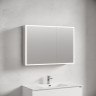 Зеркальный шкаф Sancos Evoke 100 SC80100 с подсветкой цвет Серый