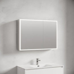 Зеркальный шкаф Sancos Evoke 100 SC80100 с подсветкой цвет Серый