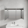 Зеркальный шкаф Sancos Evoke 100 SC80100 с подсветкой цвет Серый