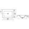 Раковина Ceramicanova Grace 60 CN7011wx Белая