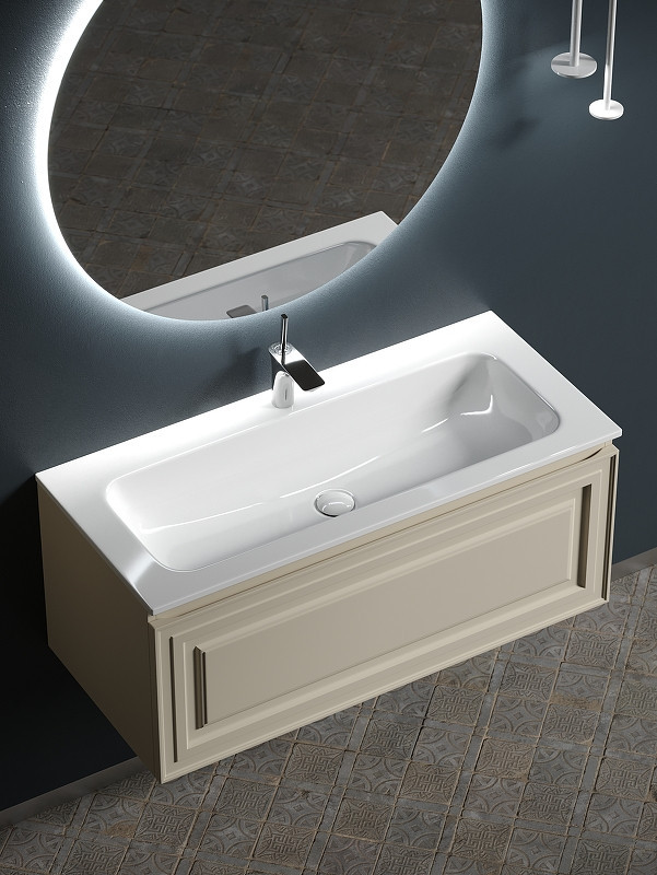 Тумба под раковину Sancos Very 100 VR100CE подвесная Beige Soft