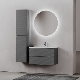 Тумба под раковину Sancos Folk 80 FL80GS подвесная Grey soft