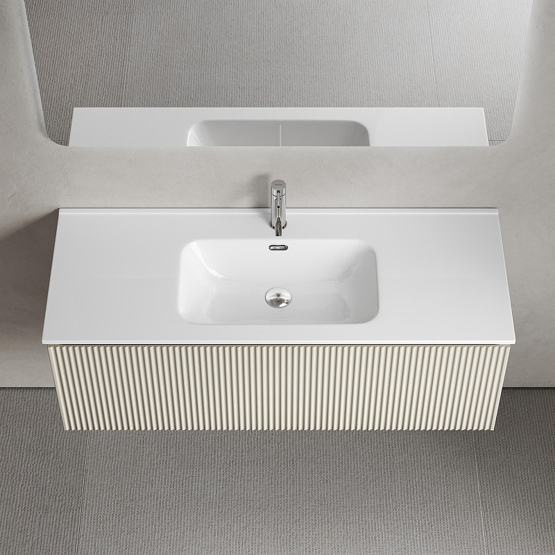 Тумба под раковину Sancos Snob R 1.0 120 SNR1.0120CE подвесная цвет Beige Soft