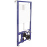 Комплект унитаза Ceramicanova Vogue CN4008T с инсталляцией Berges Novum L5 040215 с сиденьем Микролифт и Черной матовой клавишей смыва