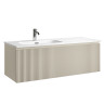 Тумба под раковину Sancos Snob R 1.0 120 L SNR1.0120LCE подвесная цвет Beige Soft