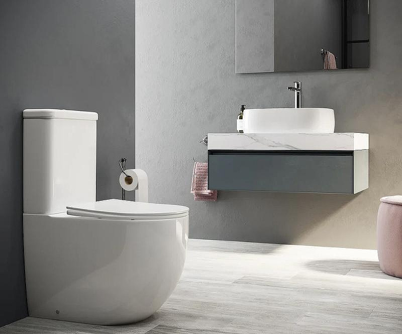 Унитаз-компакт Ceramicanova Mia CN1801 с бачком и сиденьем Микролифт