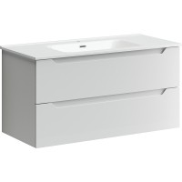 Тумба под раковину Sancos Norma 2.0 100 NR2.0100W подвесная Белый глянец