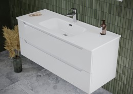 Тумба под раковину Sancos Norma 2.0 100 NR2.0100W подвесная Белый глянец