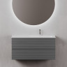Тумба под раковину Sancos Folk 100 R FL100RGS подвесная Grey soft