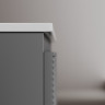 Тумба под раковину Sancos Folk 100 R FL100RGS подвесная Grey soft