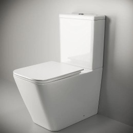 Унитаз-компакт Ceramicanova Cubic CN1803 с бачком и сиденьем Микролифт