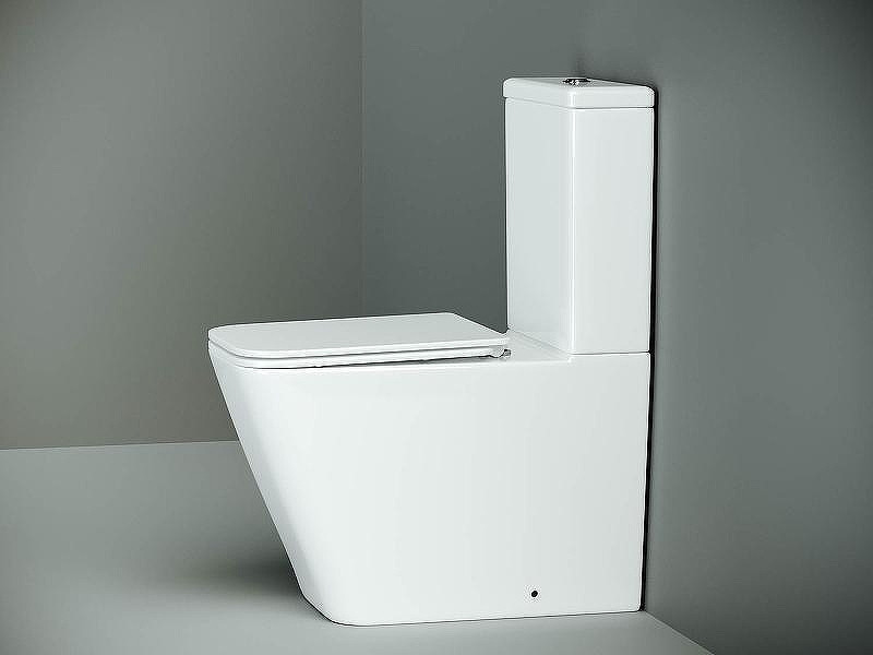 Унитаз-компакт Ceramicanova Cubic CN1803 с бачком и сиденьем Микролифт