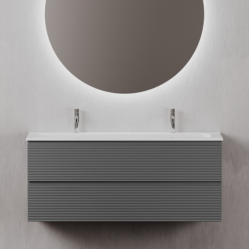 Тумба под раковину Sancos Folk 120 FL120GS подвесная Grey soft