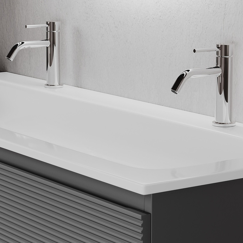 Тумба под раковину Sancos Folk 120 FL120GS подвесная Grey soft