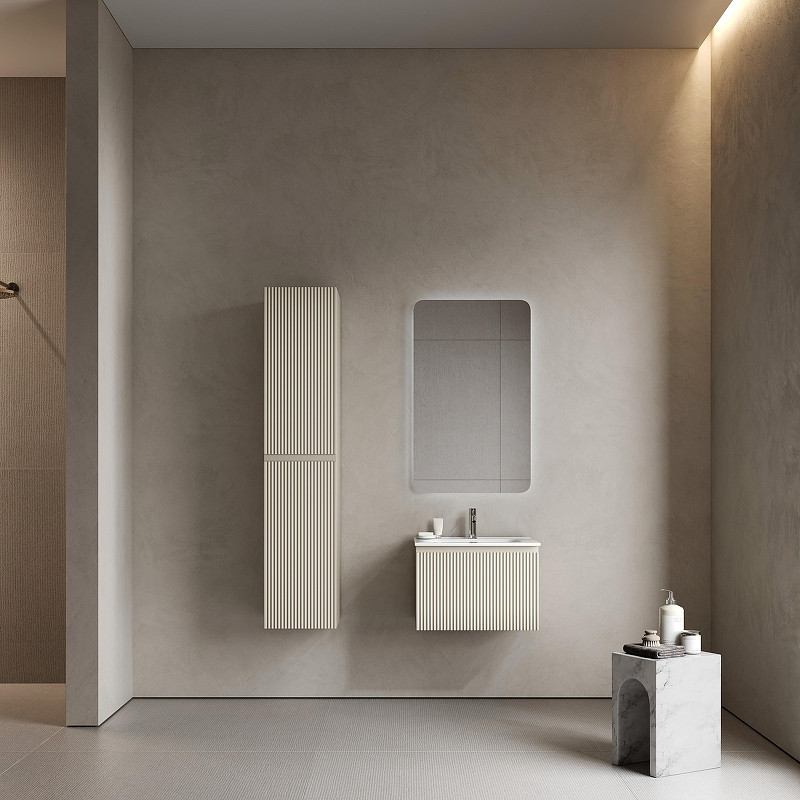 Тумба под раковину Sancos Snob R 1.0 60 SNR1.060CE подвесная цвет Beige Soft