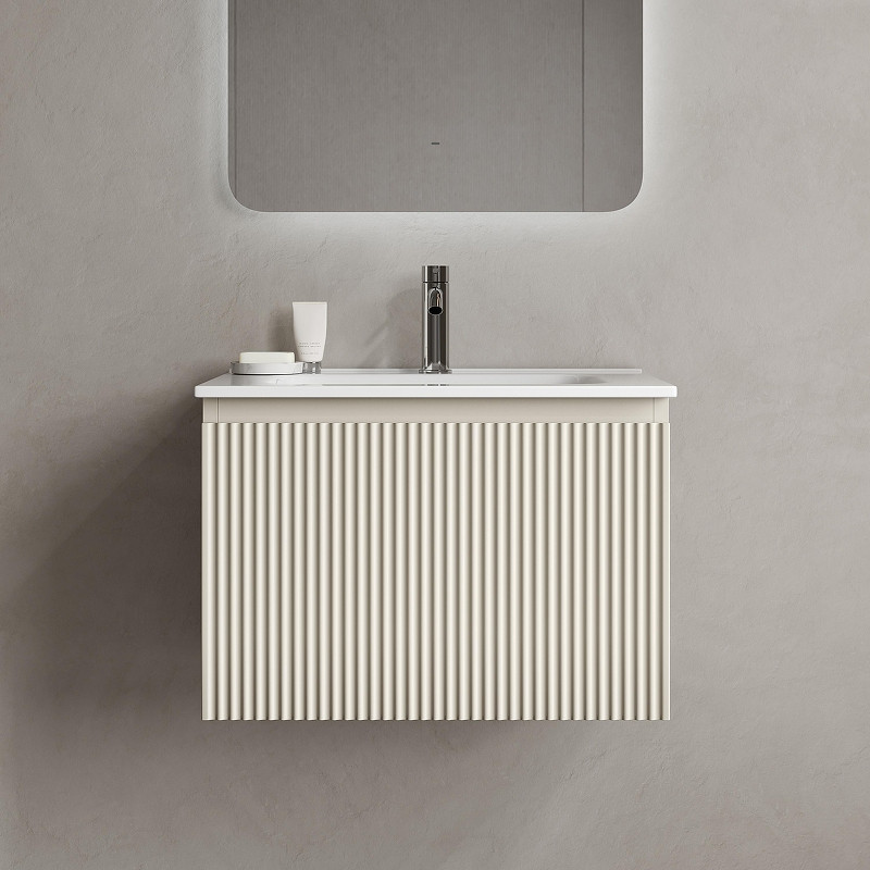 Тумба под раковину Sancos Snob R 1.0 60 SNR1.060CE подвесная цвет Beige Soft