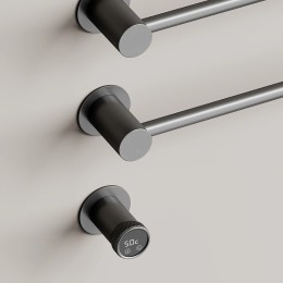 Электрический полотенцесушитель Sancos Linea 66.5х53 SC14001GG цвет Вороненая сталь