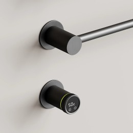 Электрический полотенцесушитель Sancos Linea 66.5х53 SC14001GG цвет Вороненая сталь