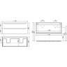 Тумба под раковину Sancos Norma 2.0 120 NR2.0120-2W подвесная Белый глянец