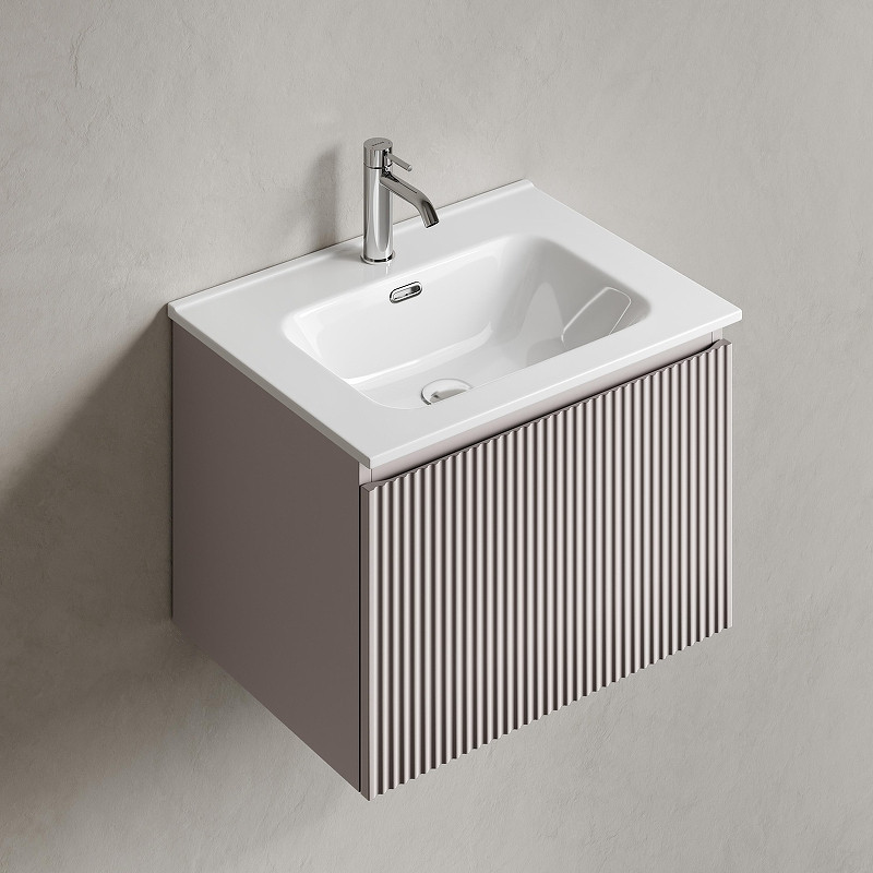 Тумба под раковину Sancos Snob R 1.0 60 SNR1.060SM подвесная цвет Doha Soft