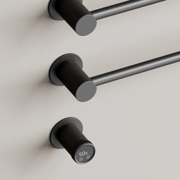 Электрический полотенцесушитель Sancos Linea 66.5х53 SC14001MB цвет Черный матовый