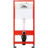 Комплект унитаза Ceramicanova Vogue CN4008T с инсталляцией Tece Profil 9400412 с сиденьем Микролифт и клавишей смыва Хром глянцевый