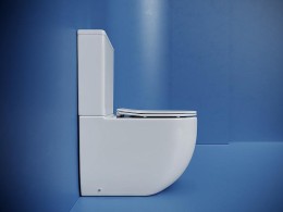Унитаз-компакт Ceramicanova Metropol CN4001T Белый с бачком и сиденьем Микролифт
