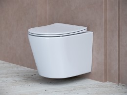 Унитаз Ceramicanova Balearica CN6000 подвесной Белый с сиденьем Микролифт