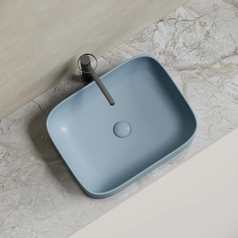Раковина-чаша Ceramicanova Element 51 CN6052MHL Серо-голубая матовая