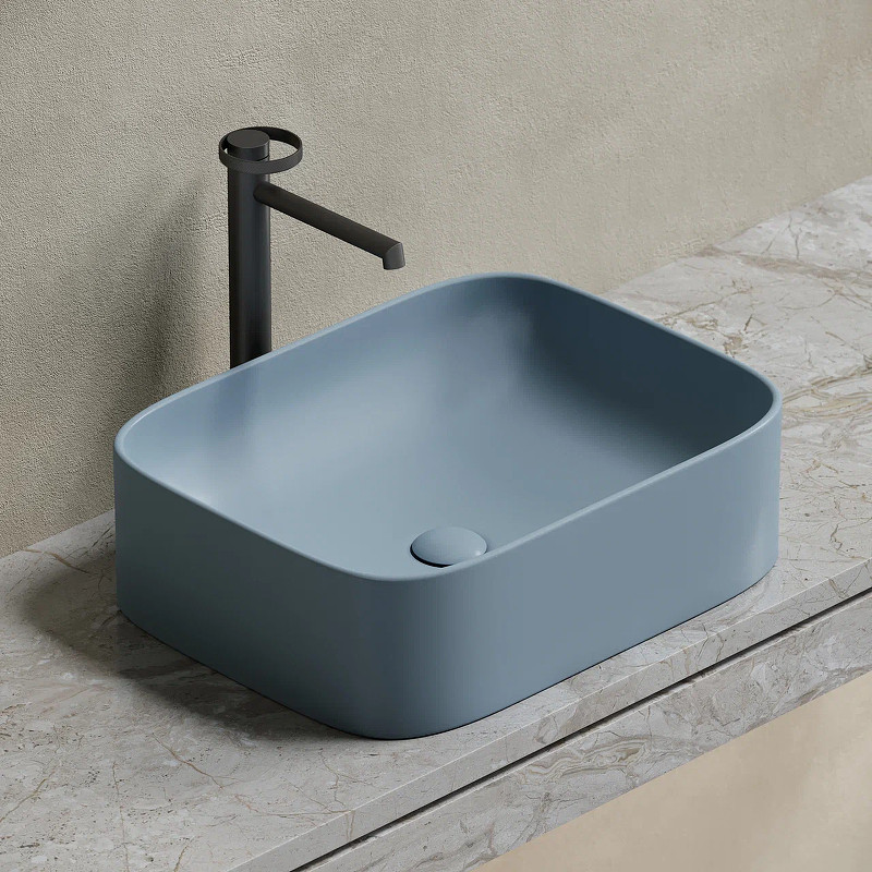 Раковина-чаша Ceramicanova Element 51 CN6052MHL Серо-голубая матовая